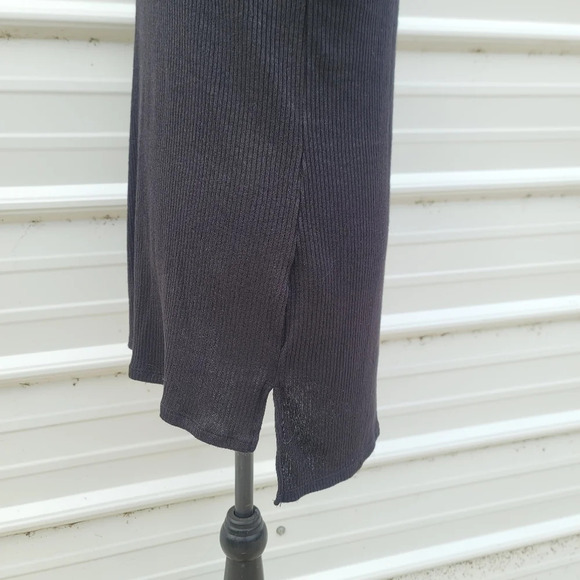 Apt. 9 Women's Black Ribbed Turtleneck Long Sleeve Stretch Women's M - Picture 3 of 12